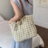 Woven Straw Handbag