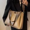 Wide Strap Shoulder Bag