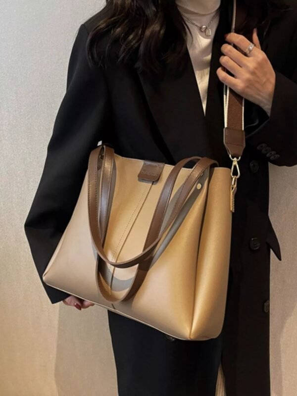 Wide Strap Shoulder Bag