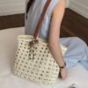 Woven Straw Handbag