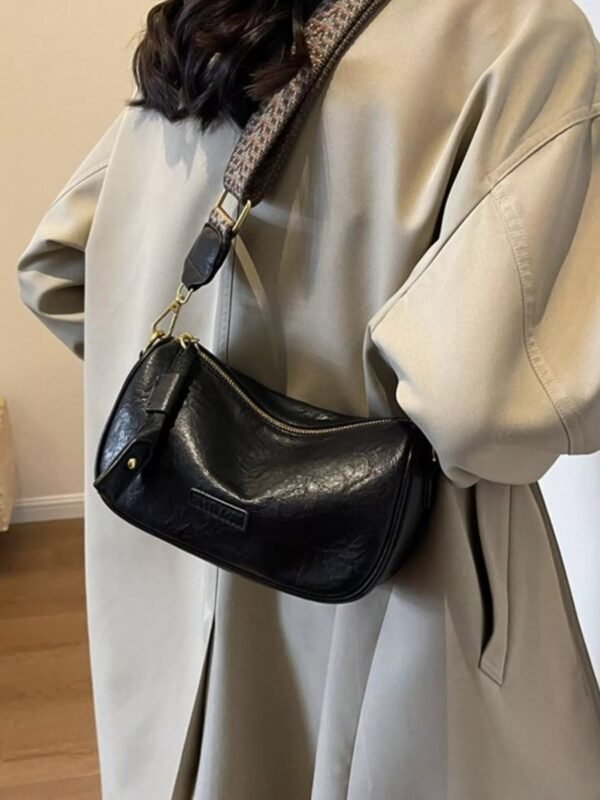 Wide Strap Crossbody Bag
