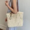 Woven Straw Handbag