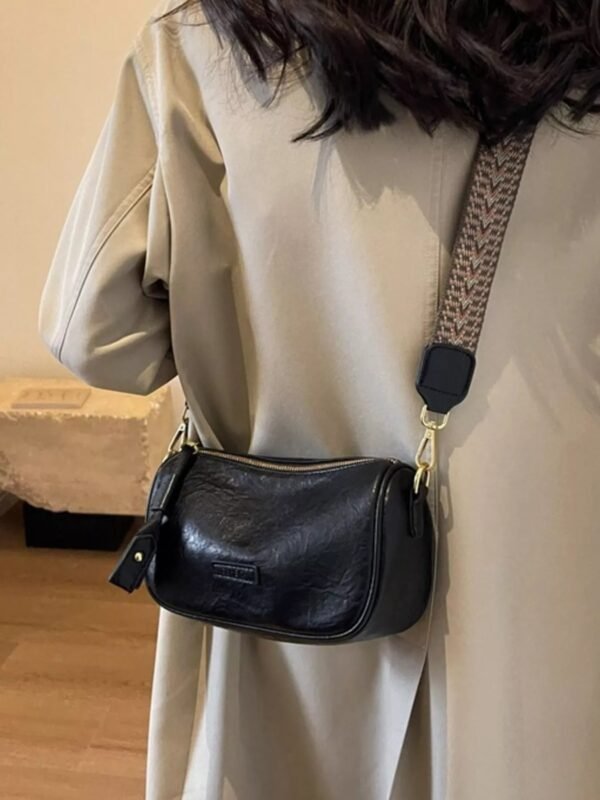 Wide Strap Crossbody Bag