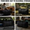 YiKitHom Extra Large Storage Duffle Bag for Travel, Orange Oversized Giant Big Traveling Duffle Bag
