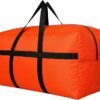 YiKitHom Extra Large Storage Duffle Bag for Travel, Orange Oversized Giant Big Traveling Duffle Bag