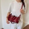 Rivet Embellished Crossbody Bag