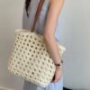 Woven Straw Handbag