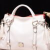 PU Leather Handbag with Tassels