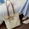 Woven Straw Handbag