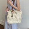 Woven Straw Handbag