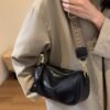 Wide Strap Crossbody Bag